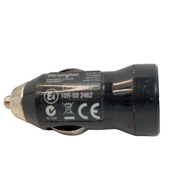 Kensington PowerBolt 1.0 Dual USB Car Charger Adapter Black A455 Set Of 2 - Picture 2 of 5